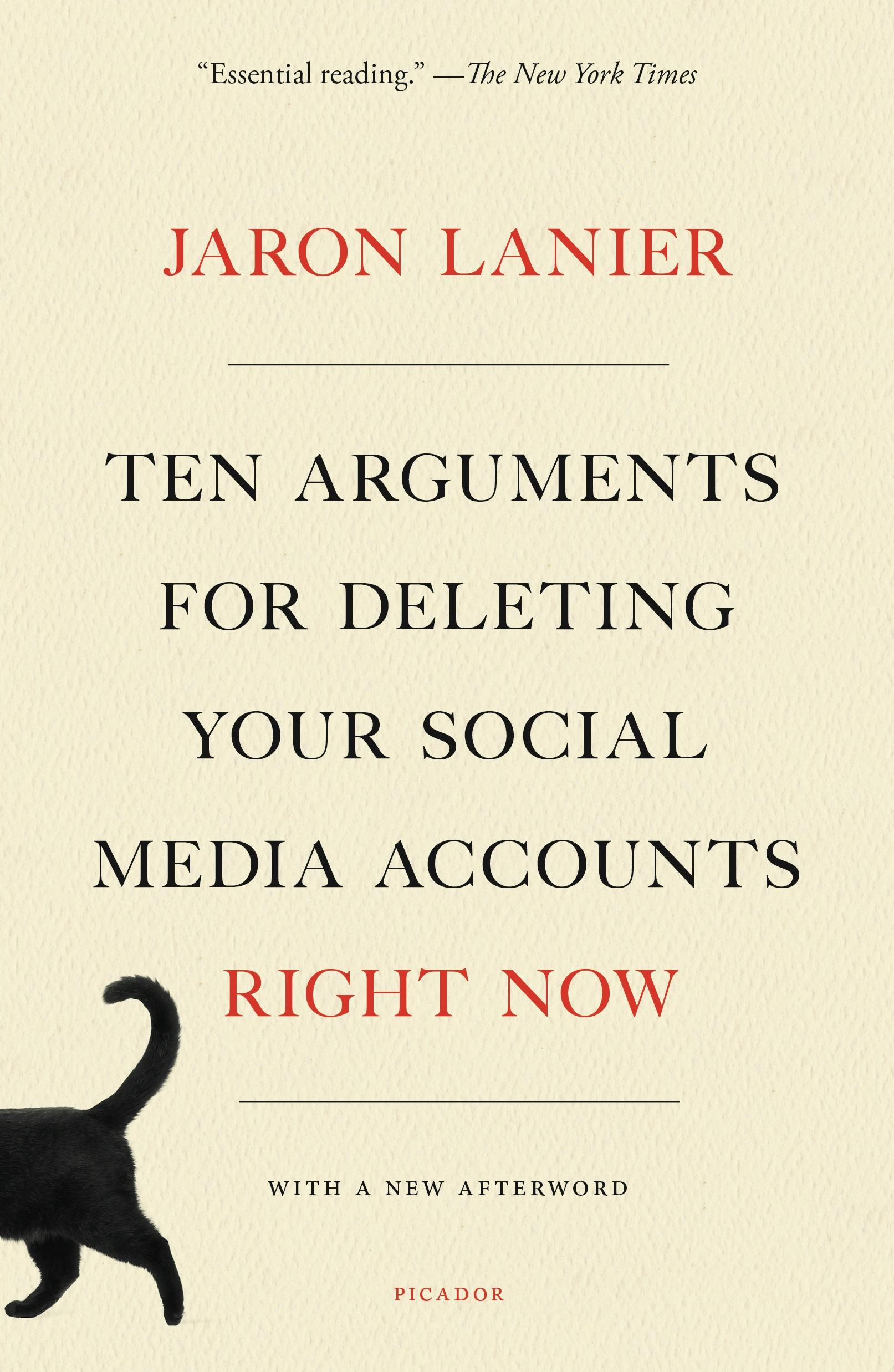 Cover of Ten Arguments For Deleting Your Social Media Accounts Right Now