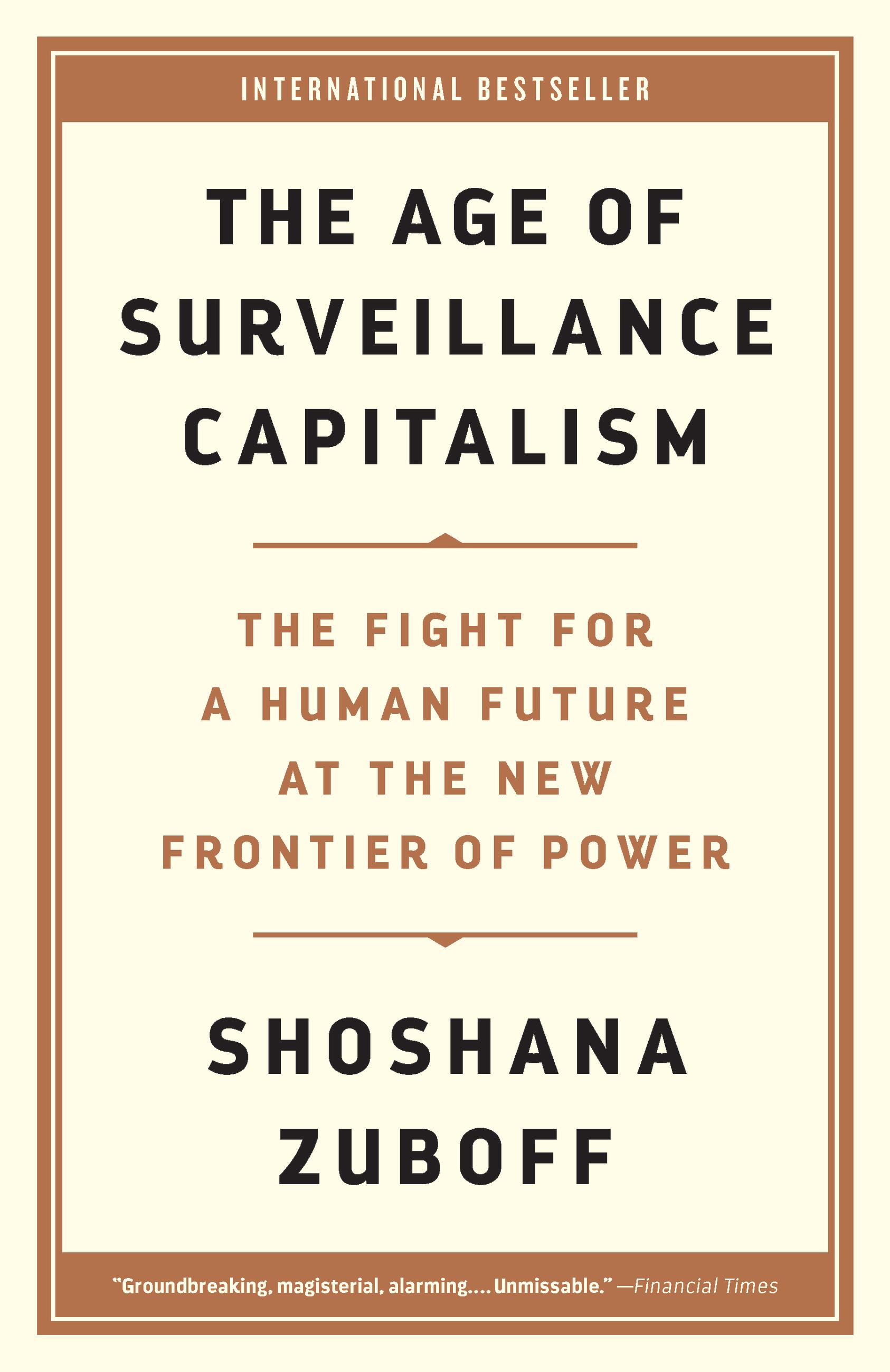 Cover of The Age of Surveillance Capitalism