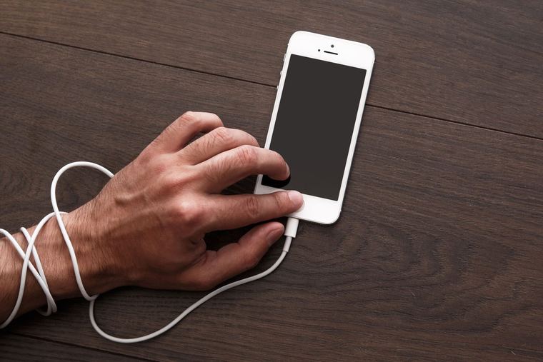 Hand tied phone